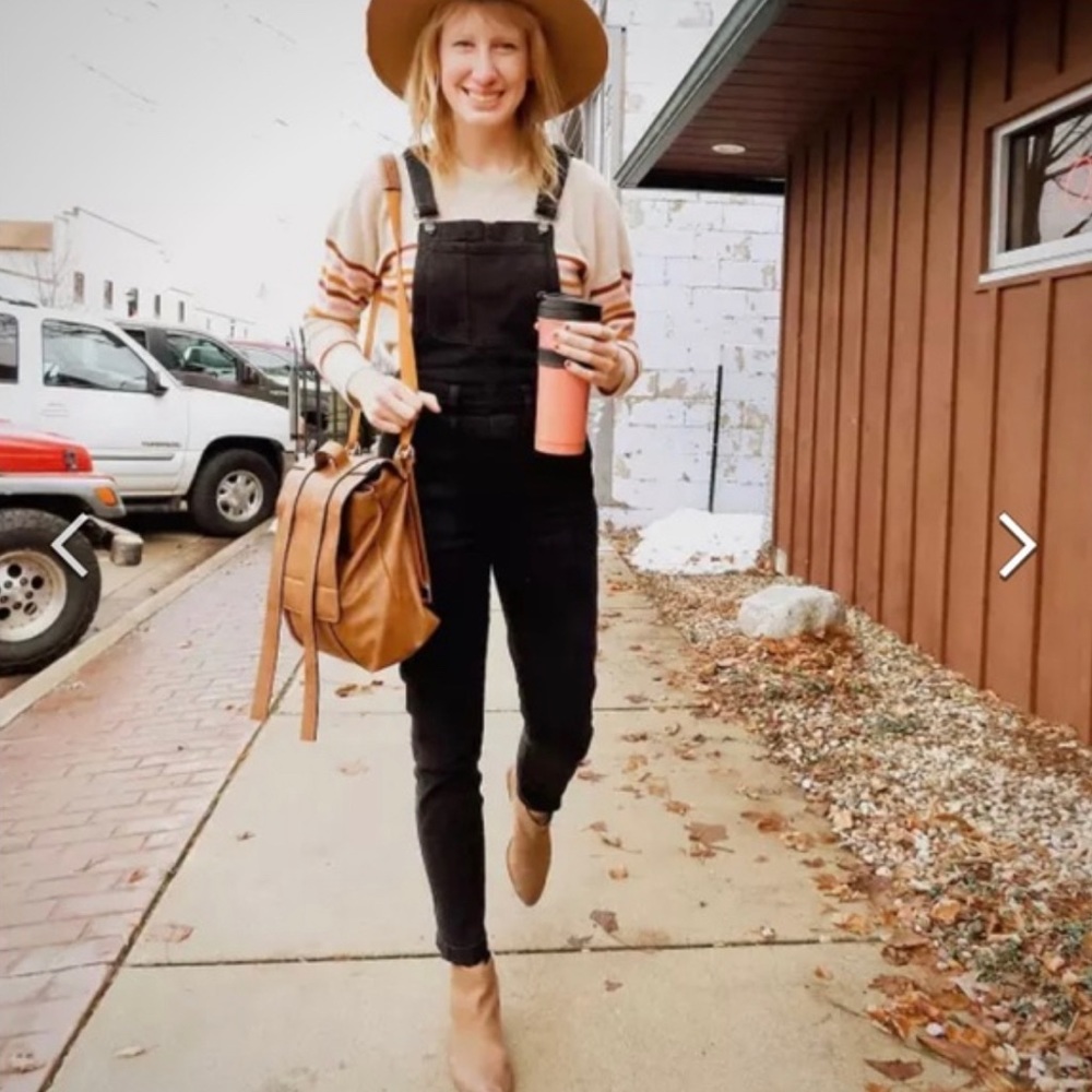 Madewell Skinny Overalls in Lunar Wash